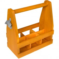 Trademark Innovations Wooden Caddy Carrier TQIN1641
